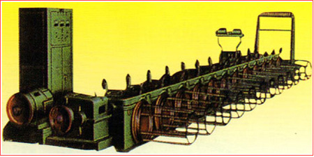 wire take-up of wire galvanizing line